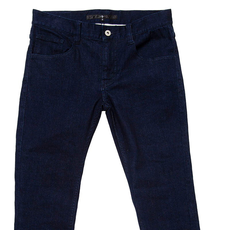 Stretch denim skinny pants