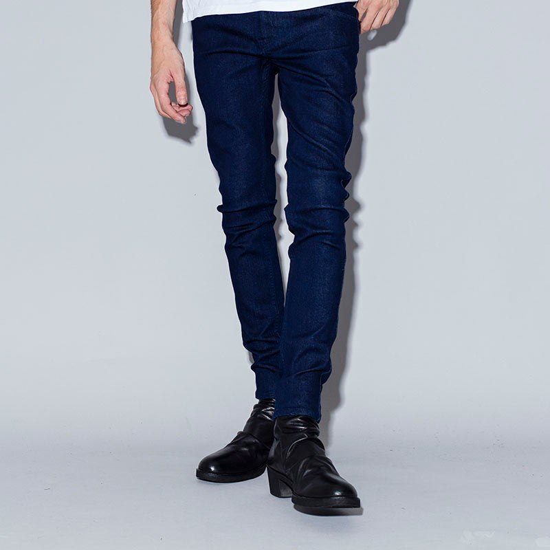 Stretch denim skinny pants