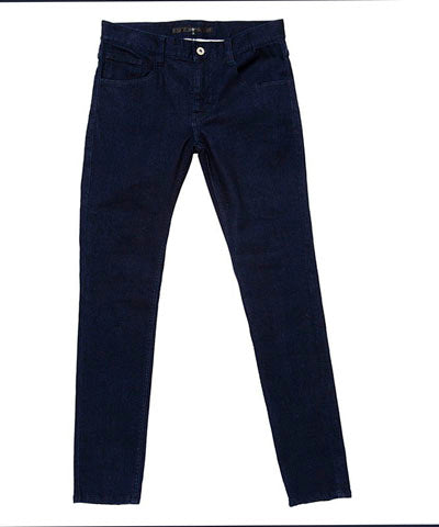 Stretch denim skinny pants