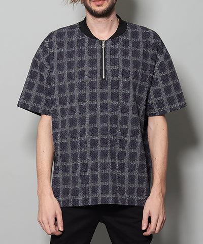 Seersucker Check ZIP-PO