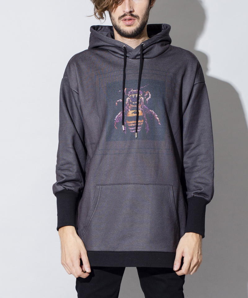 モザイクプリントBIGパーカ