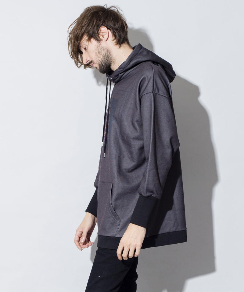 モザイクプリントBIGパーカ