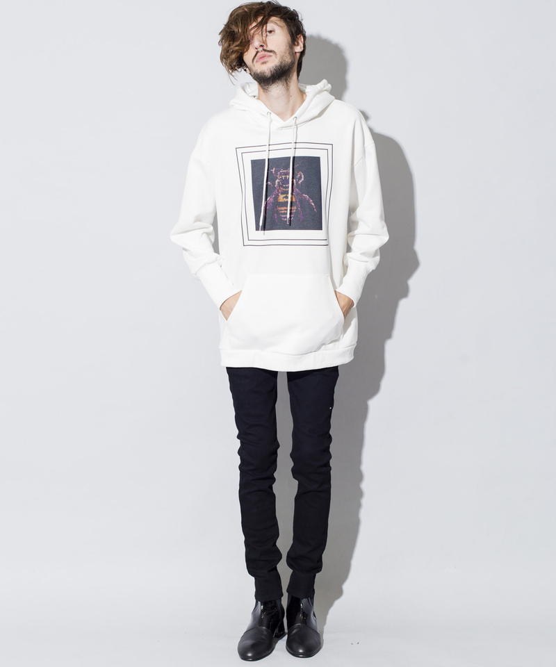 モザイクプリントBIGパーカ