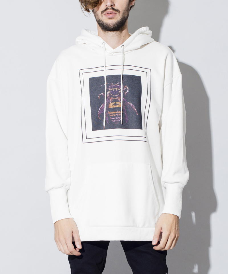 モザイクプリントBIGパーカ