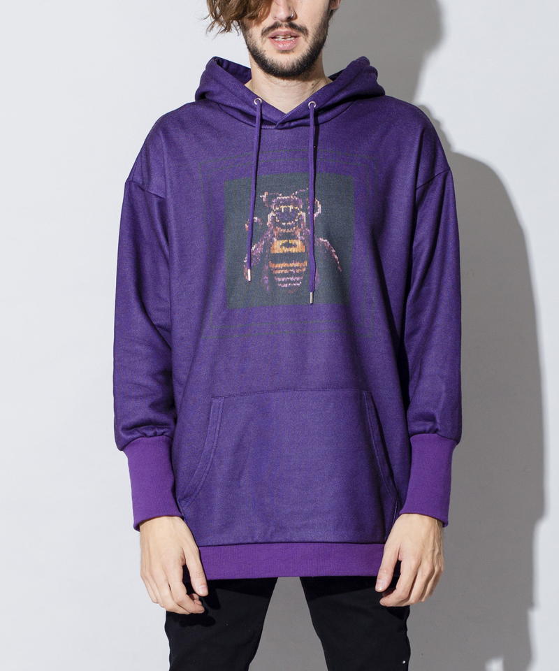 モザイクプリントBIGパーカ