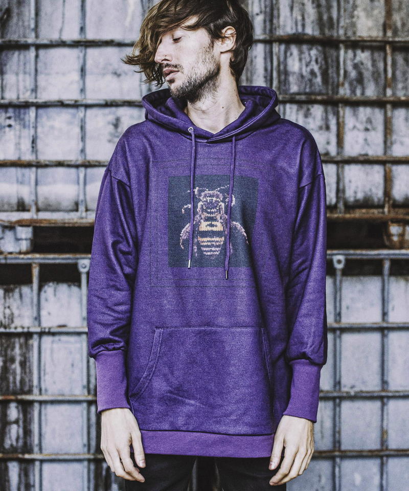 モザイクプリントBIGパーカ