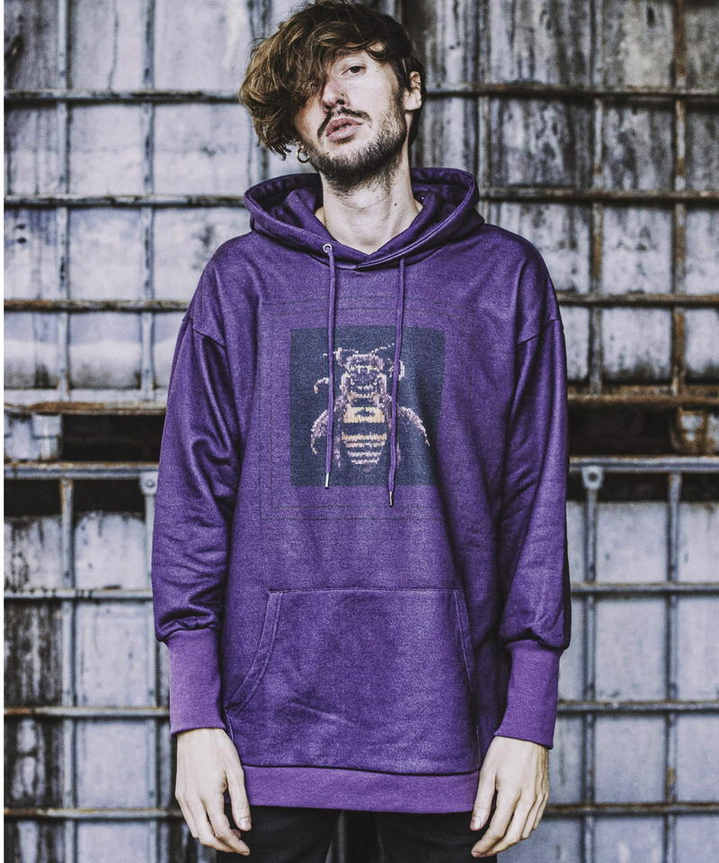 モザイクプリントBIGパーカ