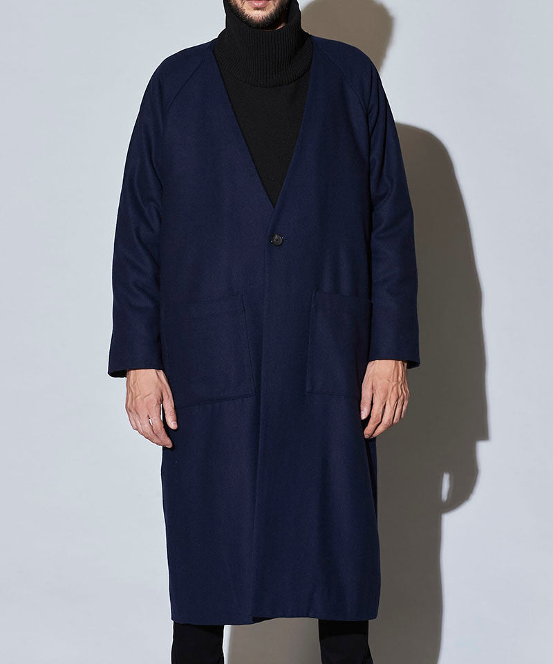 BIGノーカラー中綿1B-JKT