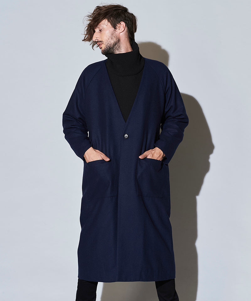 BIGノーカラー中綿1B-JKT