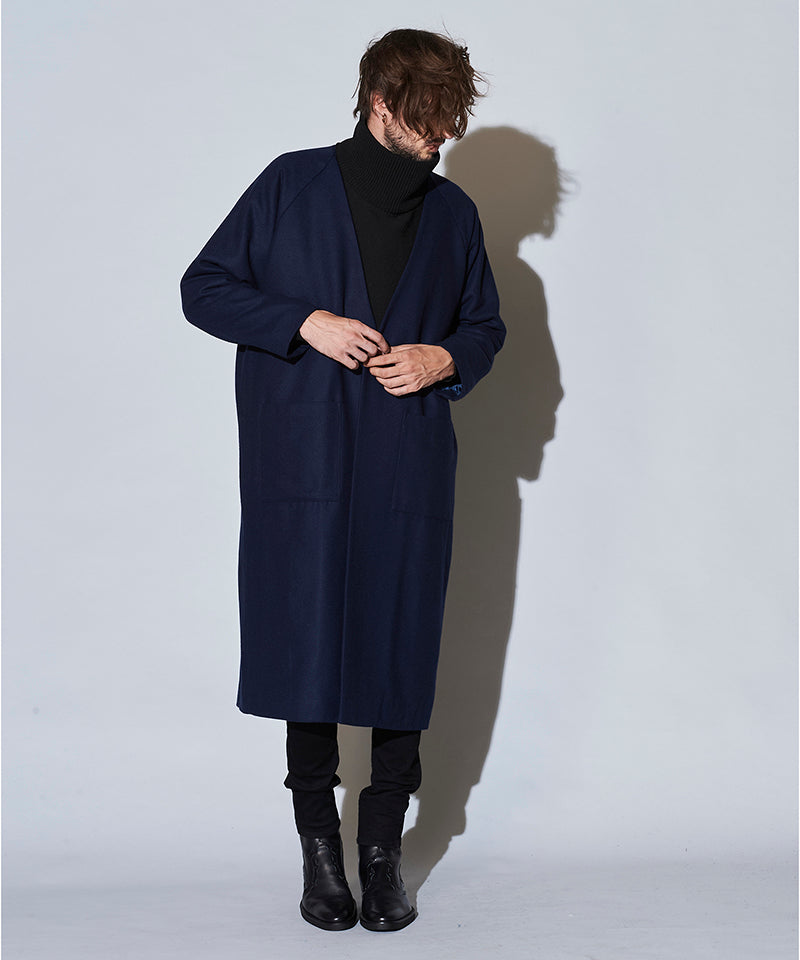 BIGノーカラー中綿1B-JKT