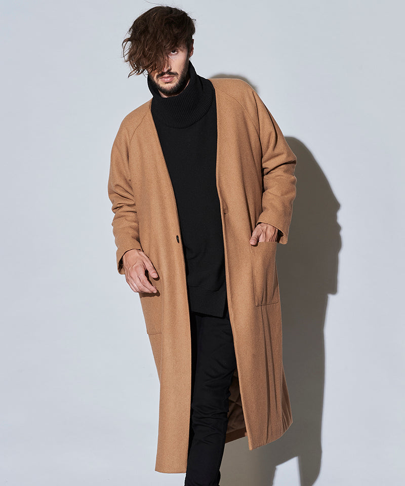 BIGノーカラー中綿1B-JKT