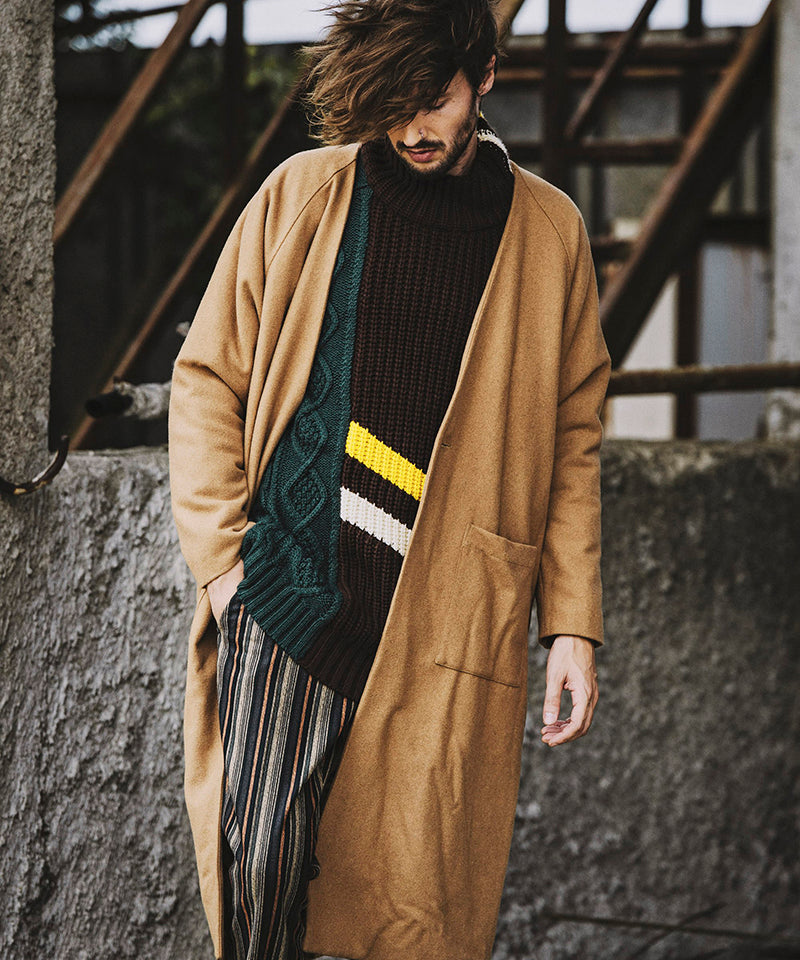 BIGノーカラー中綿1B-JKT