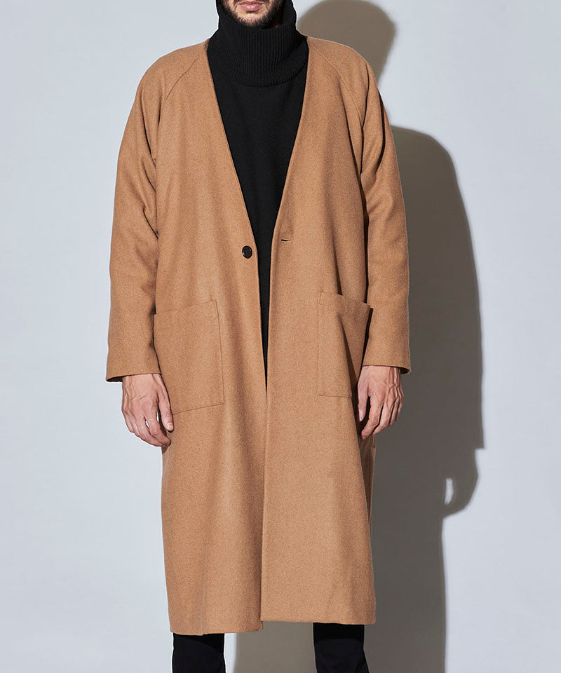 BIGノーカラー中綿1B-JKT