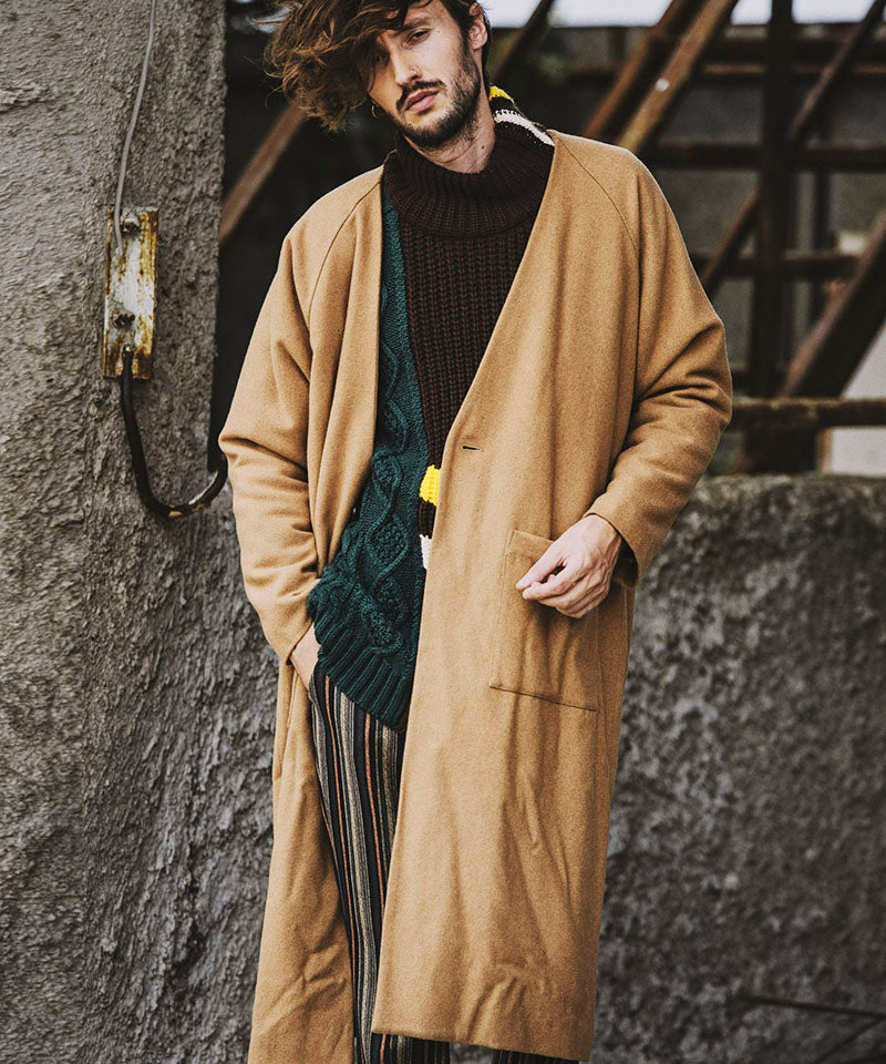 BIGノーカラー中綿1B-JKT