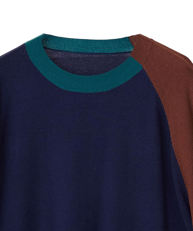 アシンメトリーBIGニットプルオーバー