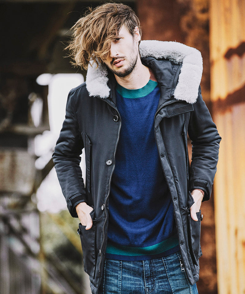 アシンメトリーBIGニットプルオーバー