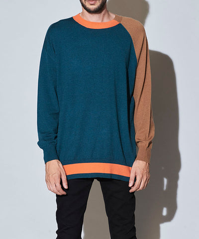 アシンメトリーBIGニットプルオーバー