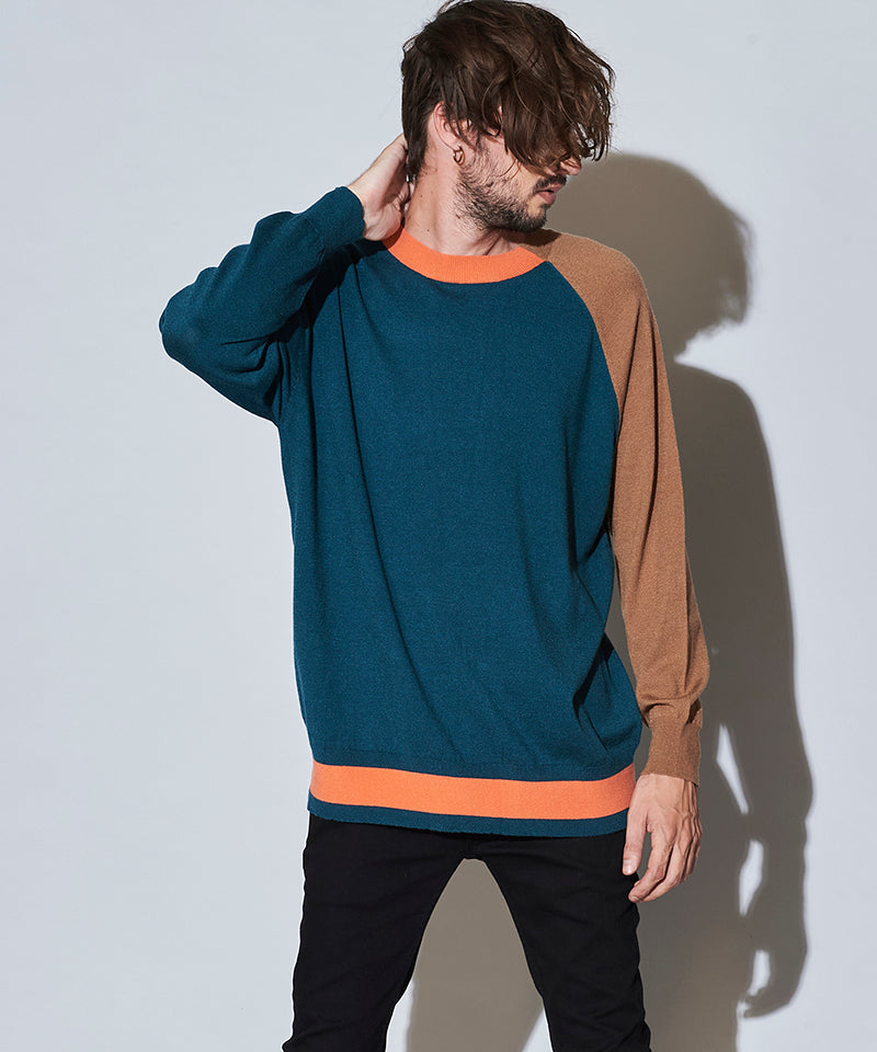 アシンメトリーBIGニットプルオーバー