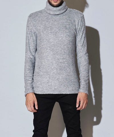 Vicure Lamb Pile Turtleneck Pullover