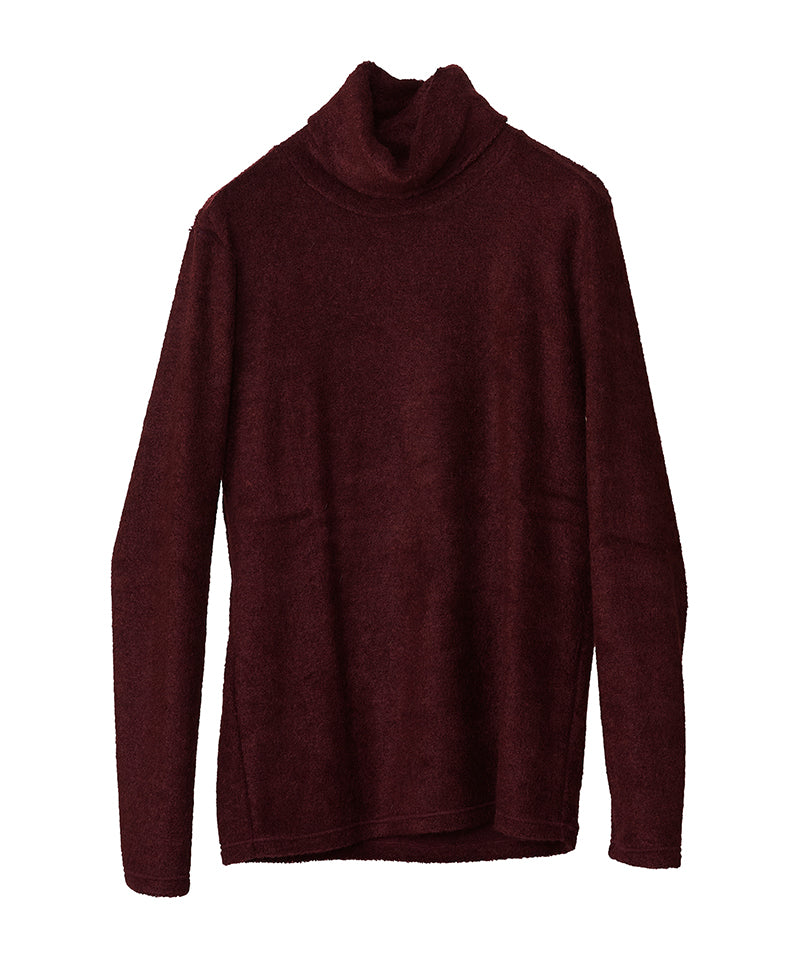 Vicure Lamb Pile Turtleneck Pullover