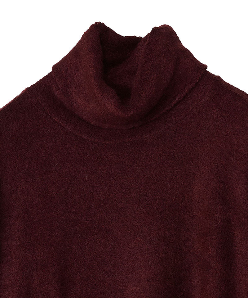 Vicure Lamb Pile Turtleneck Pullover