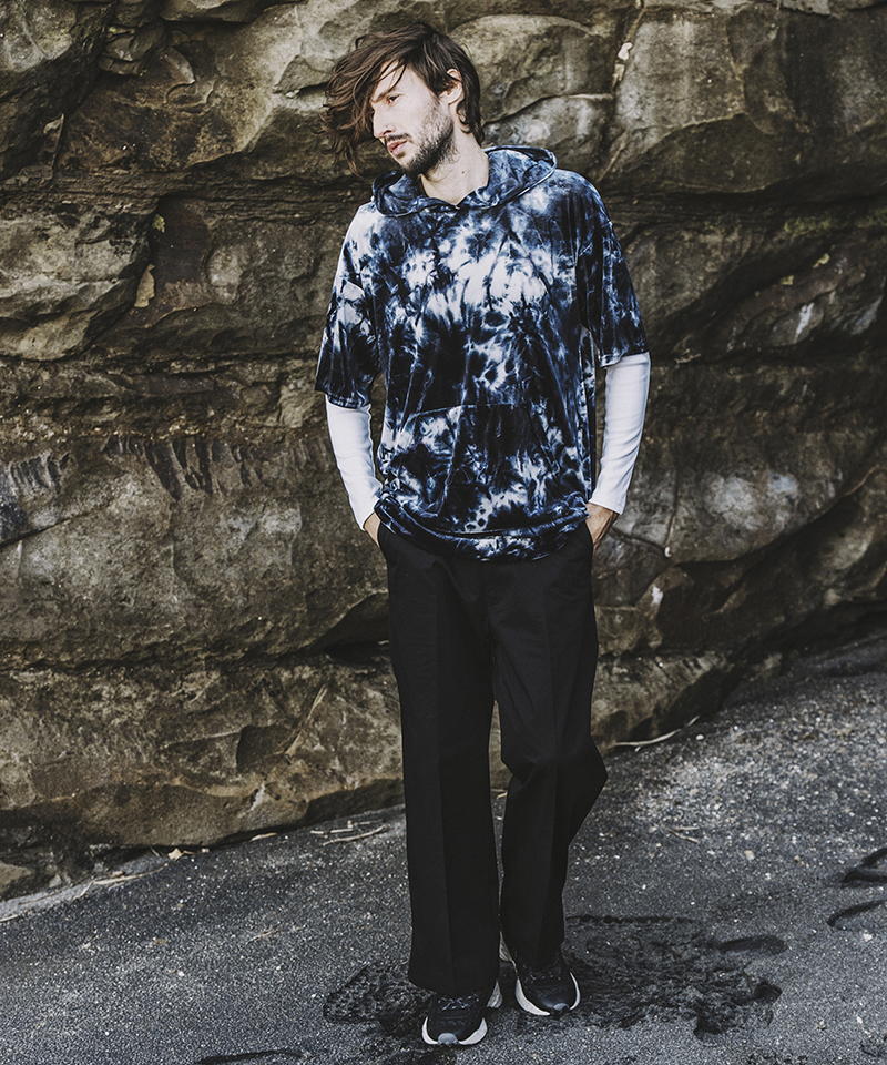 ハイウエストワイドパンツ