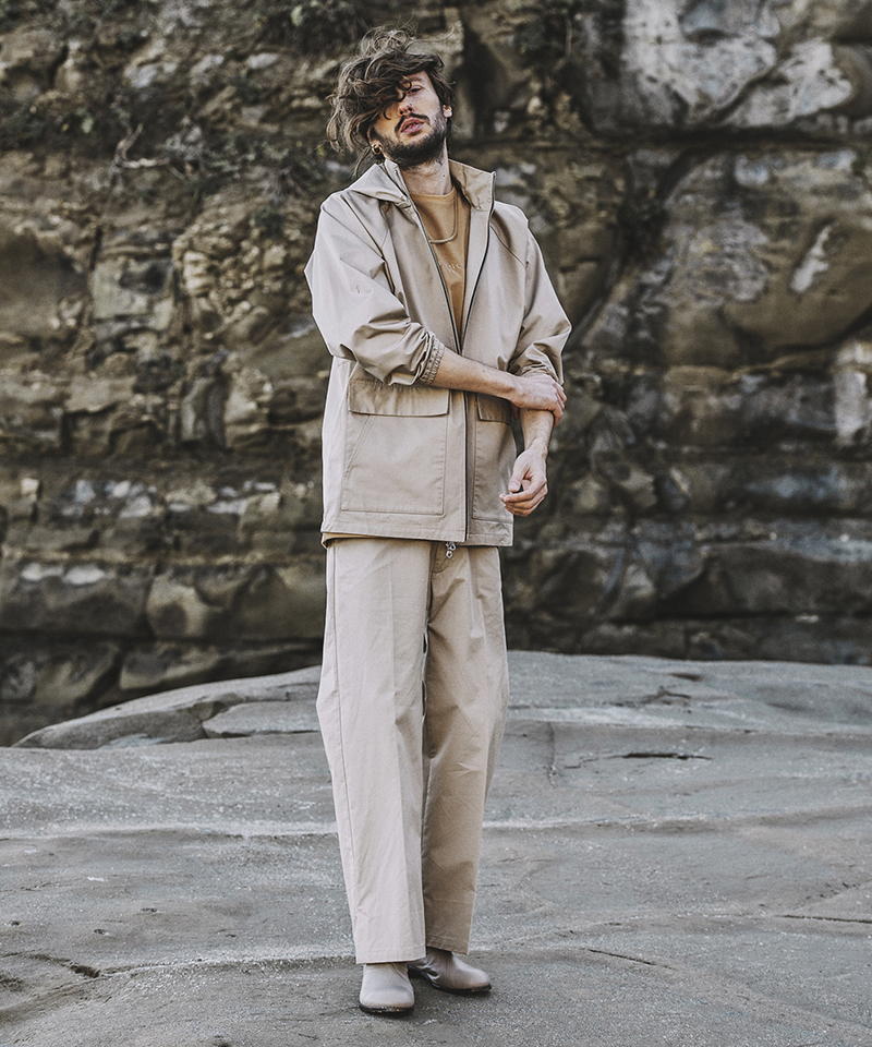 ハイウエストワイドパンツ