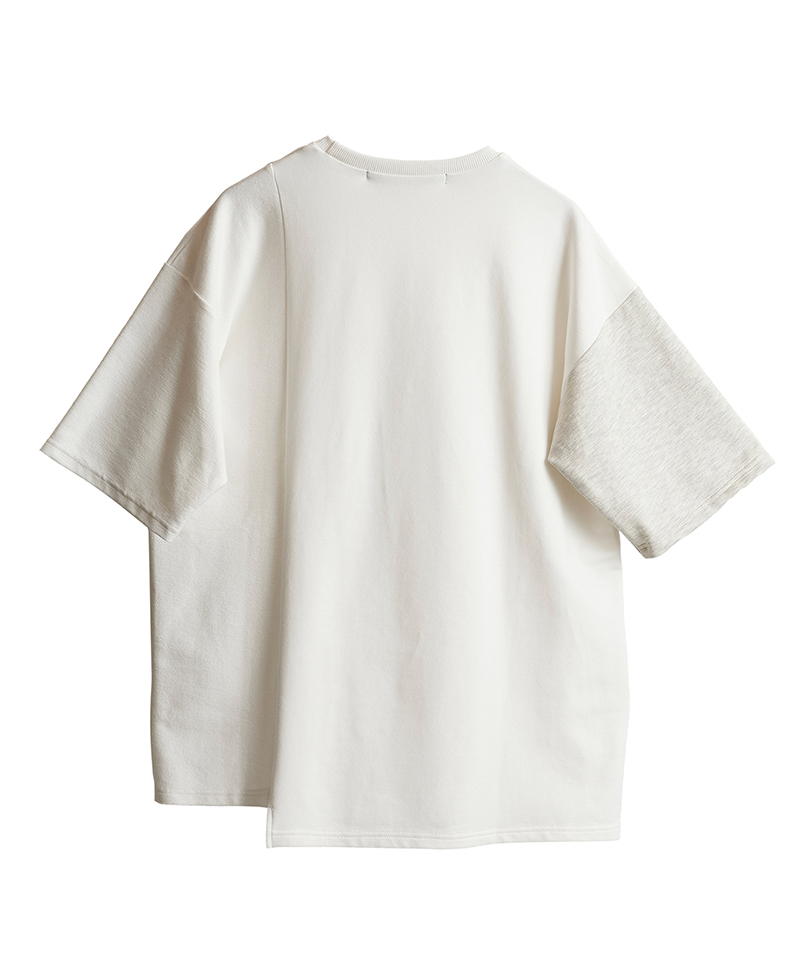 Asymmetrical Embroidery Big T