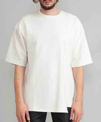 Asymmetrical Embroidery Big T