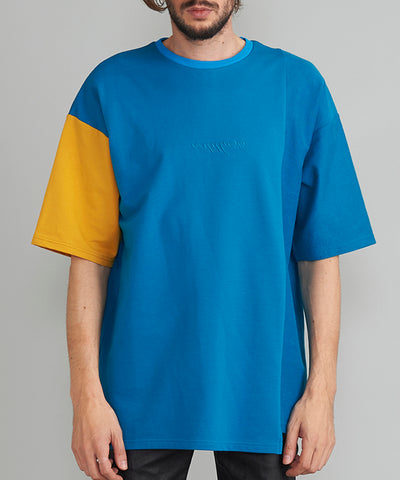 Asymmetrical Embroidery Big T