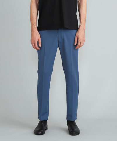 Embossed jersey ankle trousers