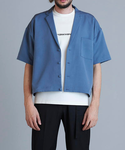 Drop shoulder short jacket