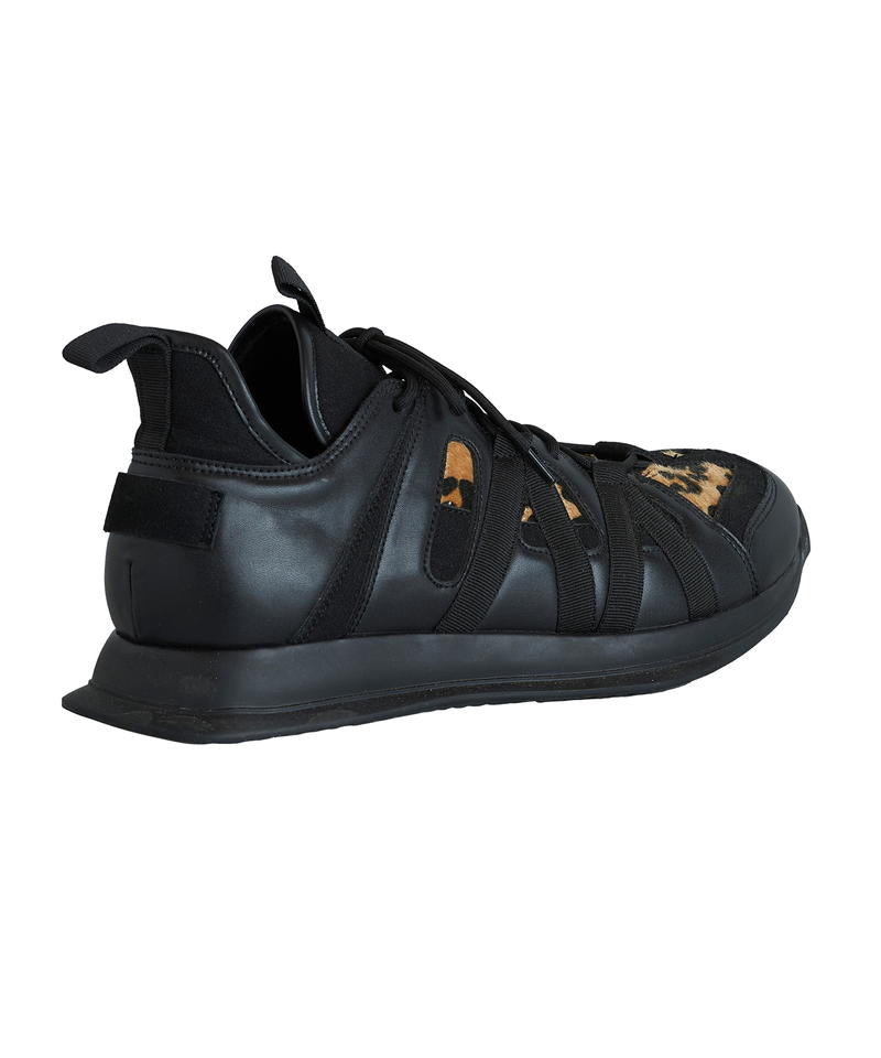 マルチファブリックローカットスニーカー