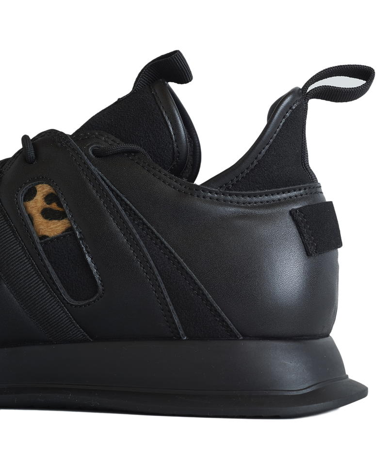 マルチファブリックローカットスニーカー