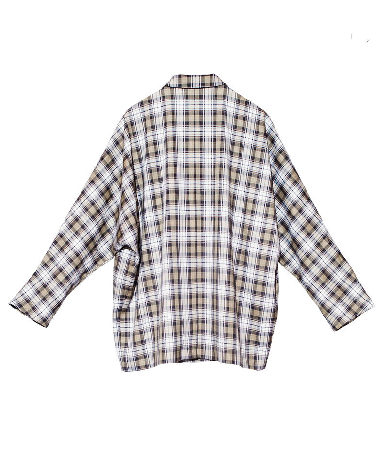 Dolman sleeve double-breasted jacket