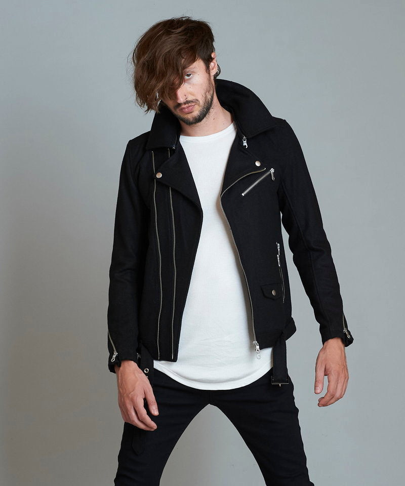 メルトンツイントラックライダースJKT