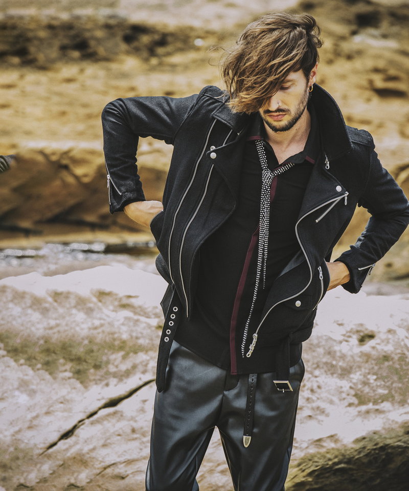 メルトンツイントラックライダースJKT