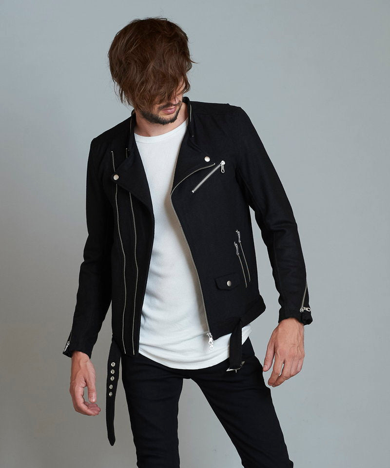 メルトンツイントラックライダースJKT