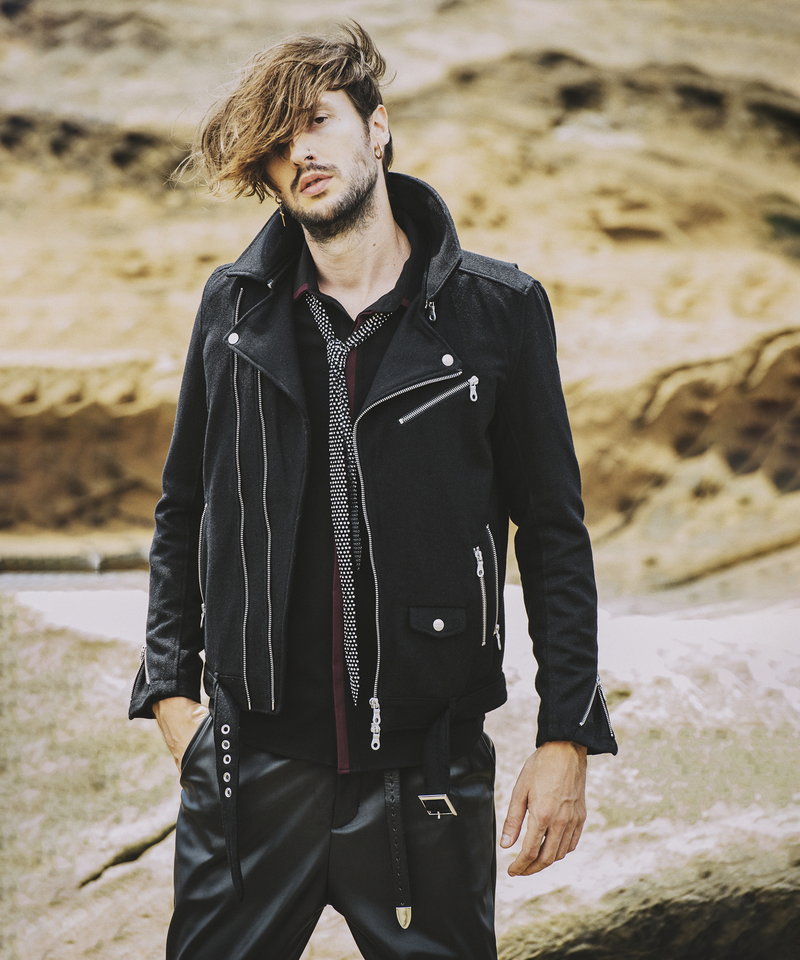 メルトンツイントラックライダースJKT