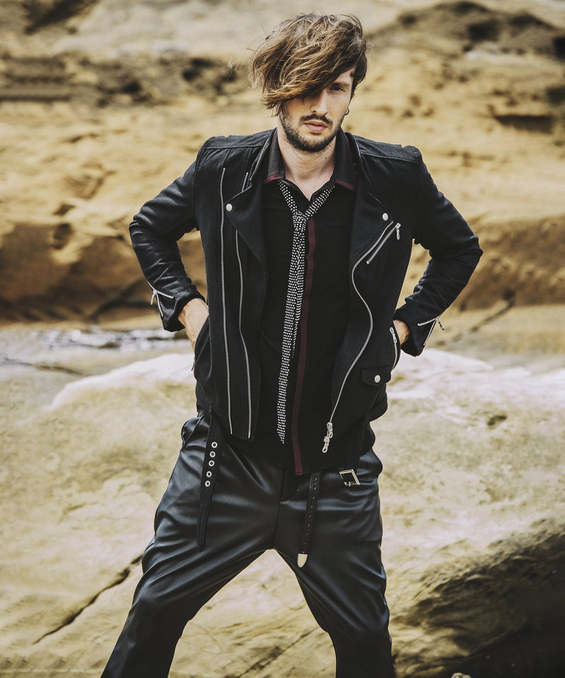 メルトンツイントラックライダースJKT