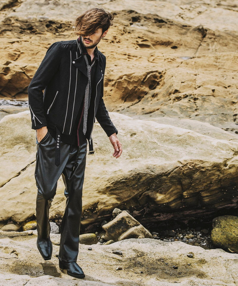 メルトンツイントラックライダースJKT