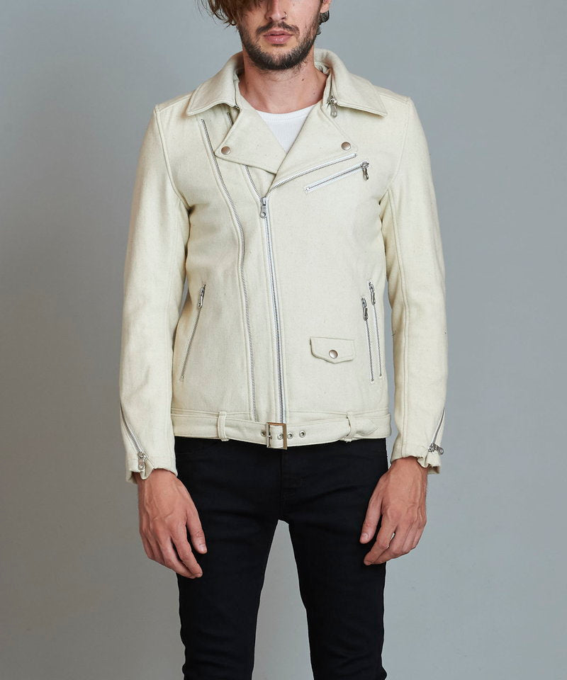 メルトンツイントラックライダースJKT