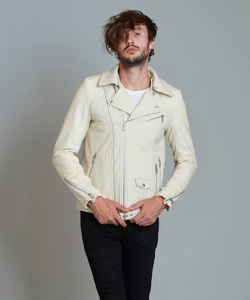 メルトンツイントラックライダースJKT