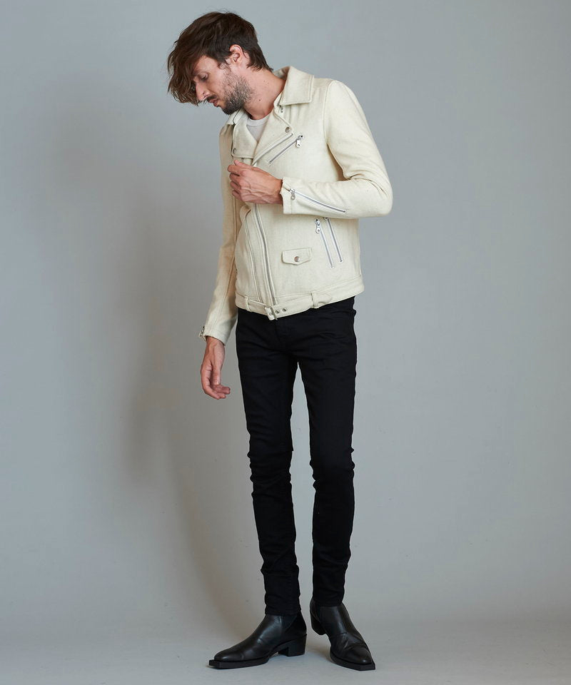 メルトンツイントラックライダースJKT