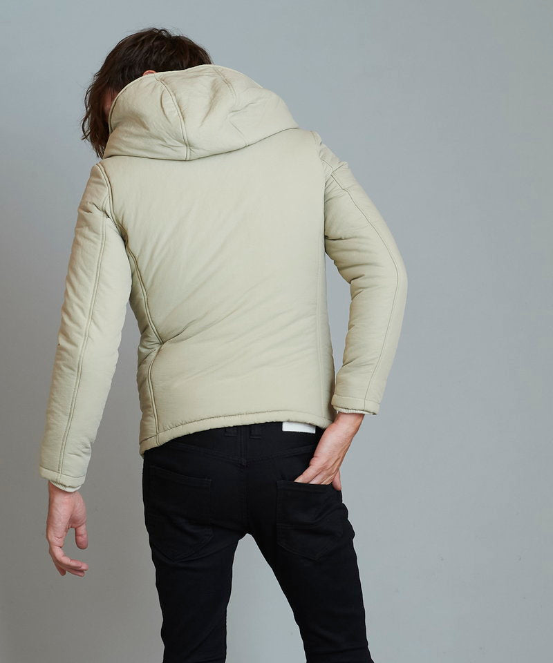 Padded nylon hoodie BLZ