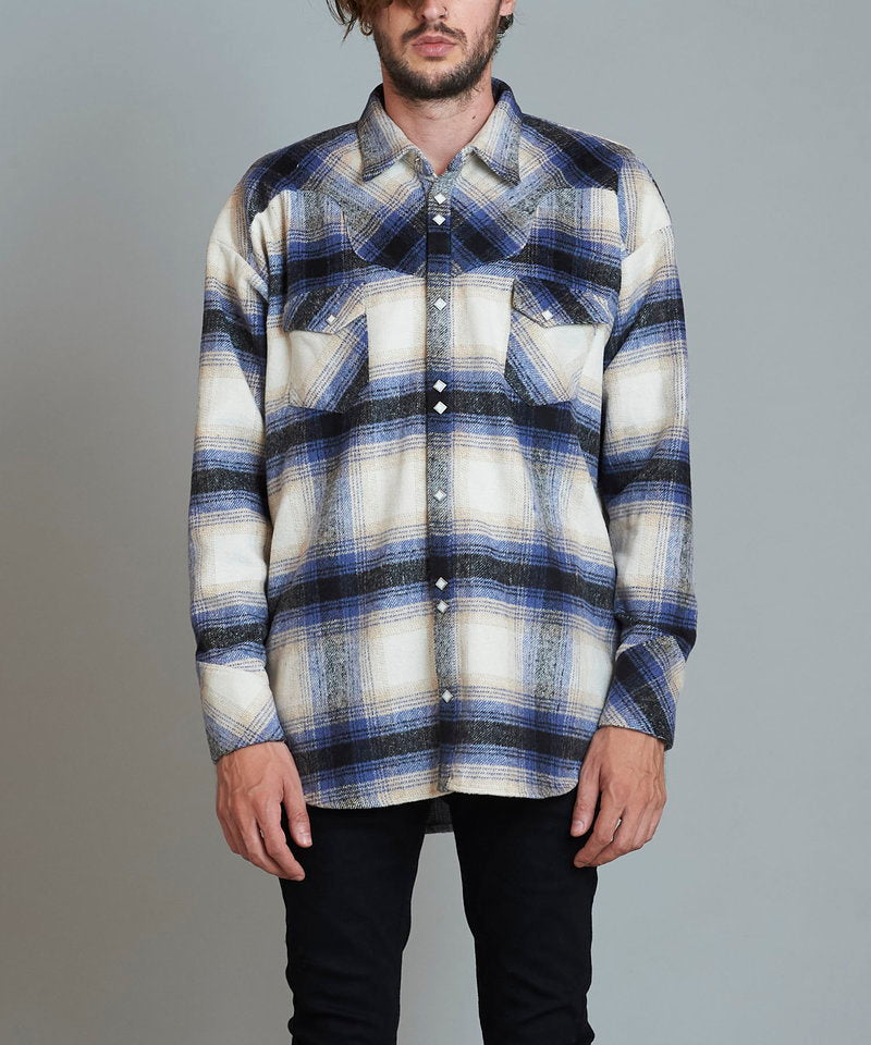 フランネルBIGウエスタンSH