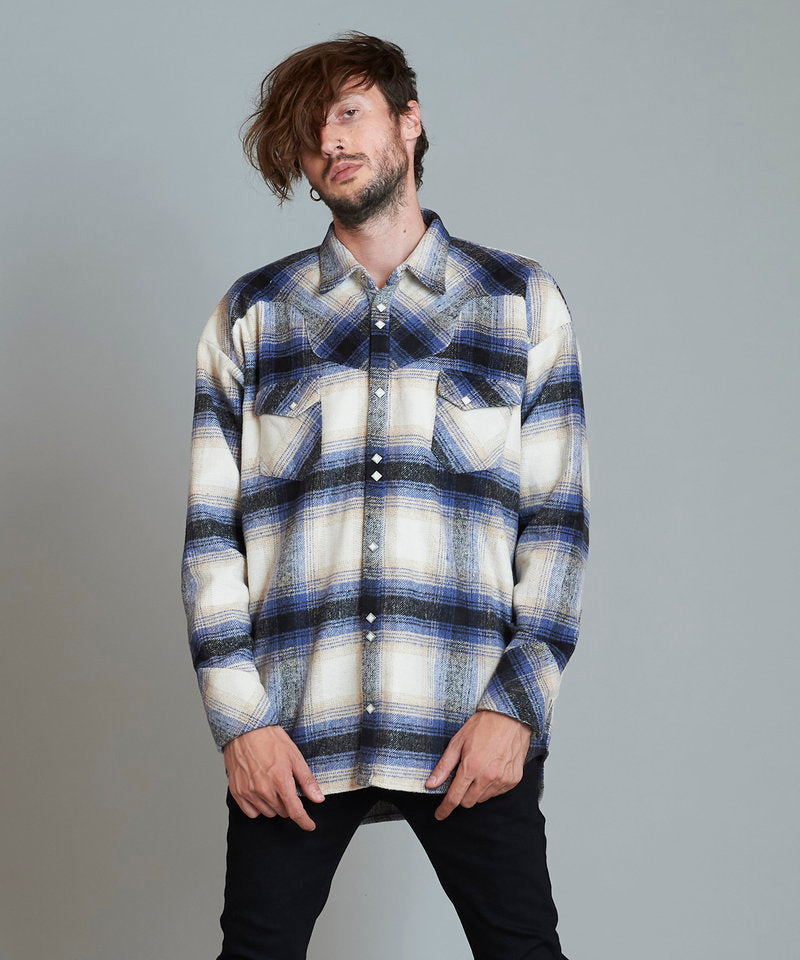 フランネルBIGウエスタンSH