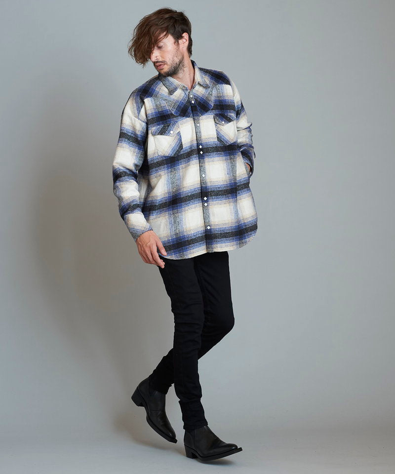 フランネルBIGウエスタンSH