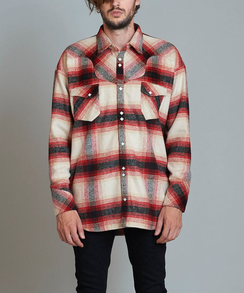 フランネルBIGウエスタンSH