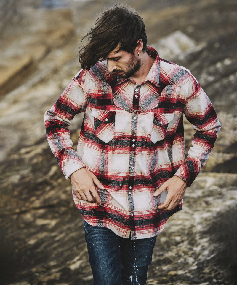 フランネルBIGウエスタンSH